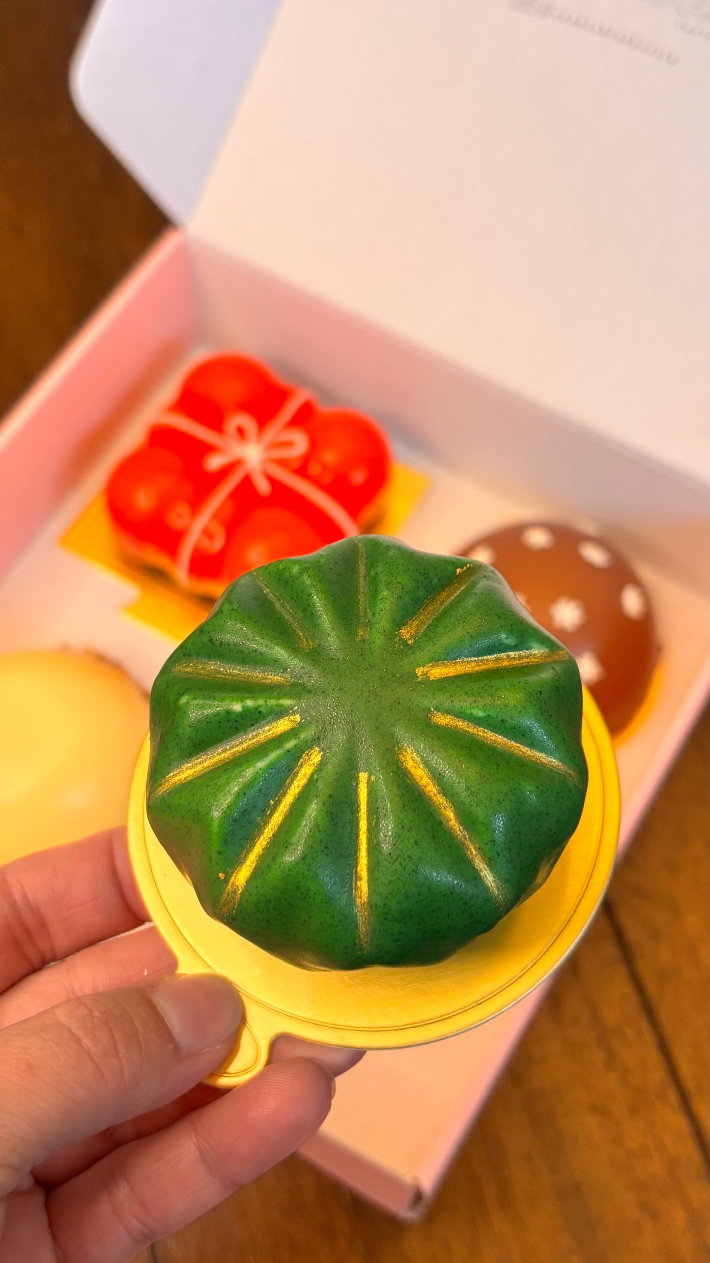 Peppermint cheesecake