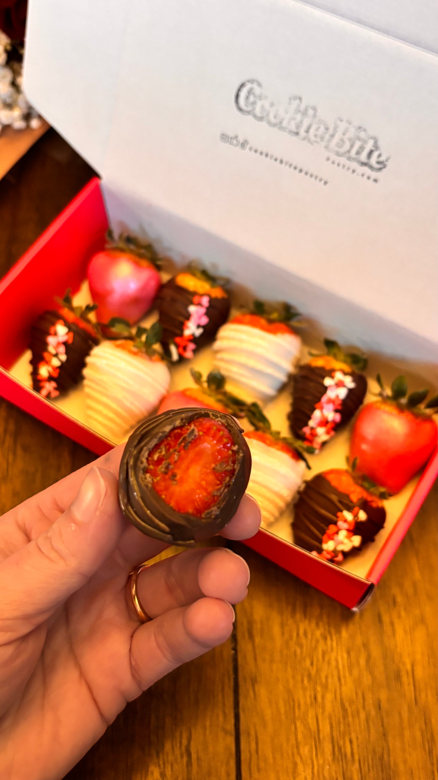 Chocolate covered strawberries