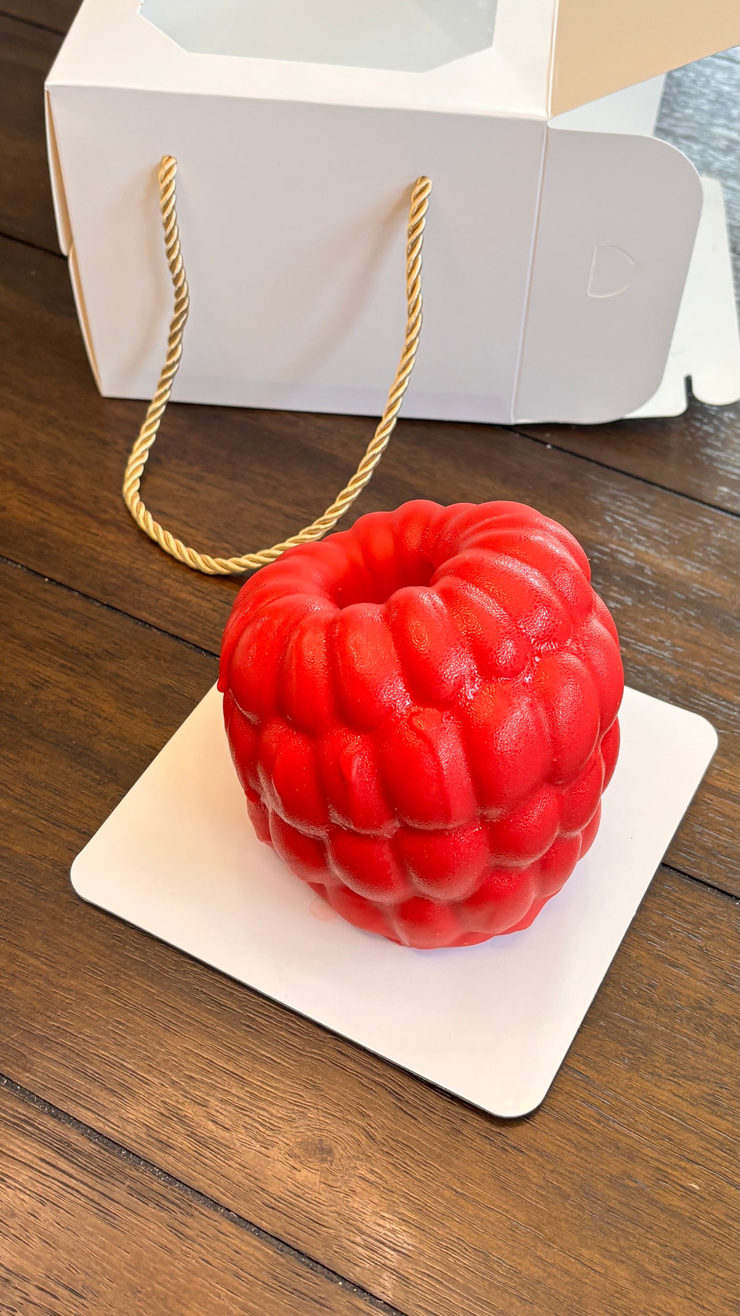 Mega raspberry mousse cake