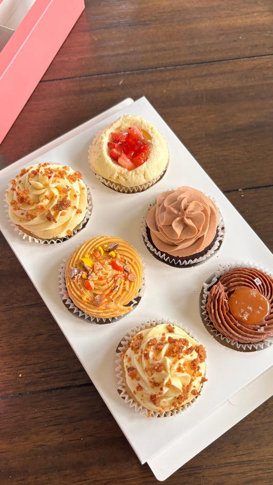 Cupcake sampler box