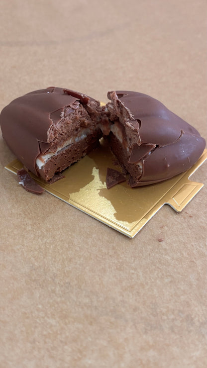 Triple chocolate mousse