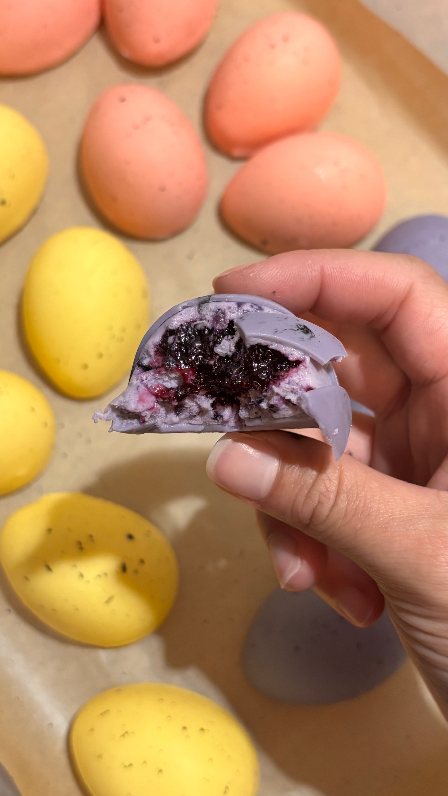 Easter eggs- Fruit pastry