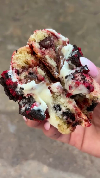 Christmas chunky cookie trio